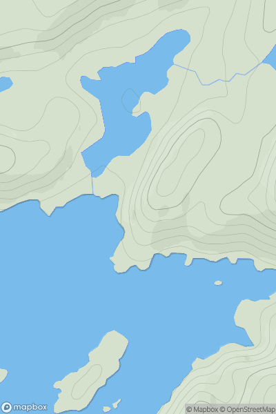 Thumbnail image for Claise Luchraich showing contour plot for surrounding peak