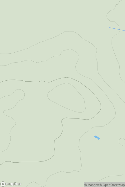 Thumbnail image for Bramberry Hill showing contour plot for surrounding peak