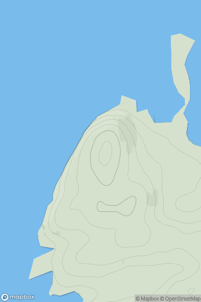 Thumbnail image for Isle Ristol showing contour plot for surrounding peak
