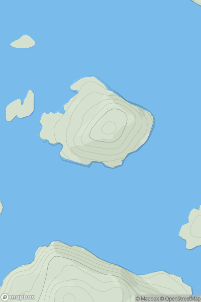 Thumbnail image for Eilean Ard showing contour plot for surrounding peak