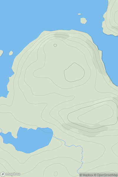 Thumbnail image for An Sgonnan showing contour plot for surrounding peak