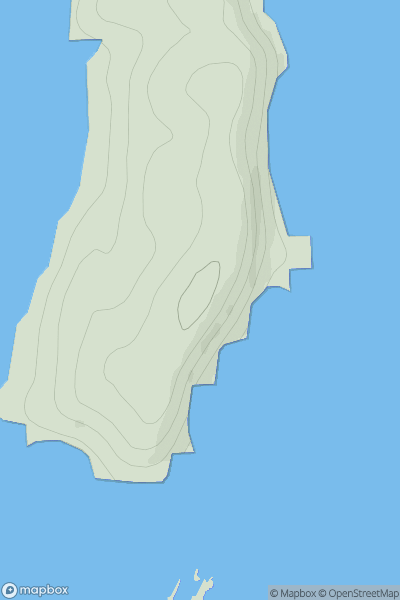 Thumbnail image for Sgurr nan Uan (Horse Island) showing contour plot for surrounding peak