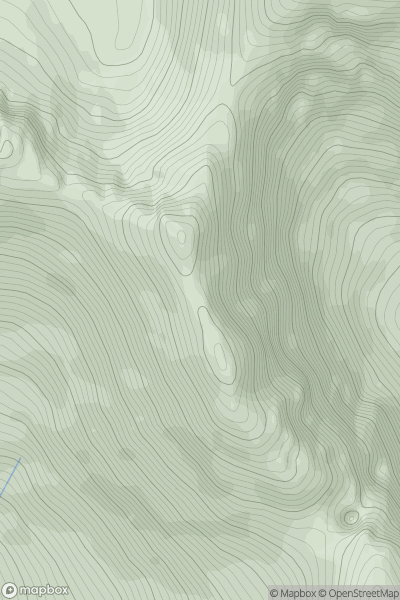 Thumbnail image for Lord Berkeley's Seat showing contour plot for surrounding peak