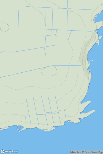 Thumbnail image for Cairn Hill (Stroma) showing contour plot for surrounding peak