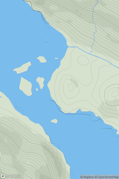 Thumbnail image for Torr na Coille showing contour plot for surrounding peak