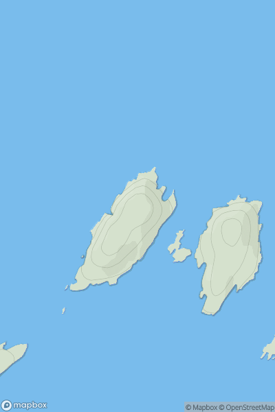 Thumbnail image for Carn Iar showing contour plot for surrounding peak