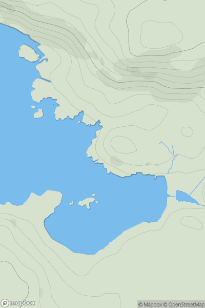 Thumbnail image for Pairc a' Chladaich showing contour plot for surrounding peak