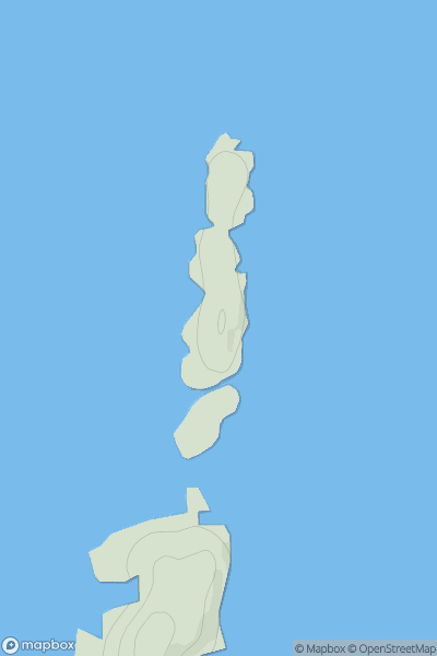 Thumbnail image for Sgeir an Oir showing contour plot for surrounding peak