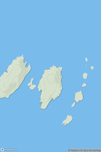 Thumbnail image for Carn Deas showing contour plot for surrounding peak