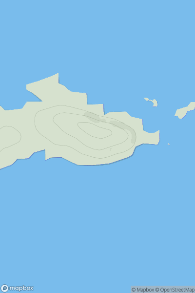 Thumbnail image for Soyea Island showing contour plot for surrounding peak