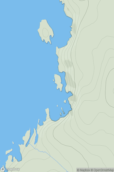 Thumbnail image for Cleit a' Gheodha Ruaidh showing contour plot for surrounding peak