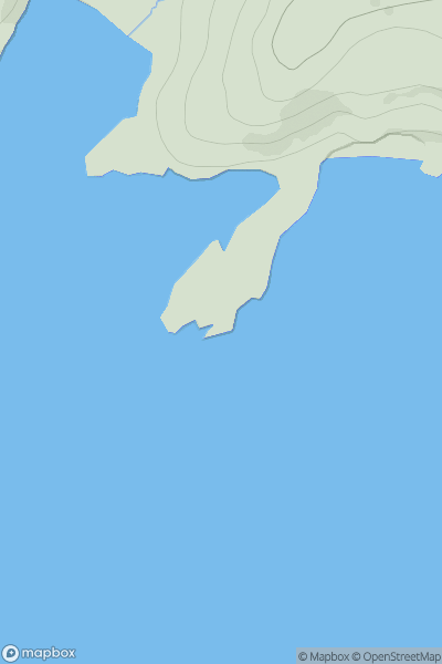 Thumbnail image for Eilean na h-Aiteig showing contour plot for surrounding peak