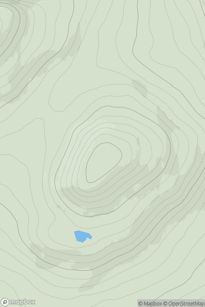 Thumbnail image for Truagh Mheall showing contour plot for surrounding peak