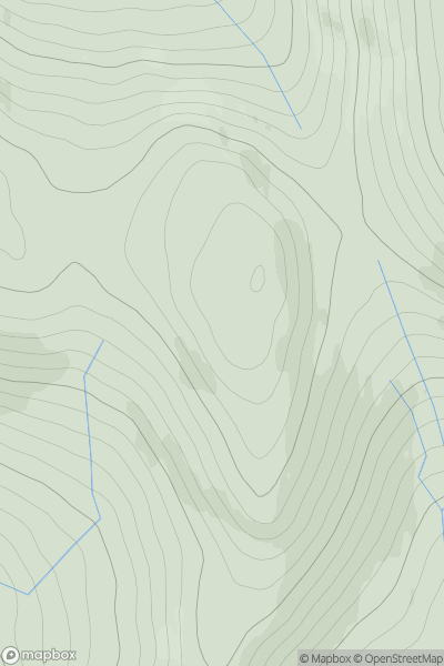Thumbnail image for Pein Borve showing contour plot for surrounding peak