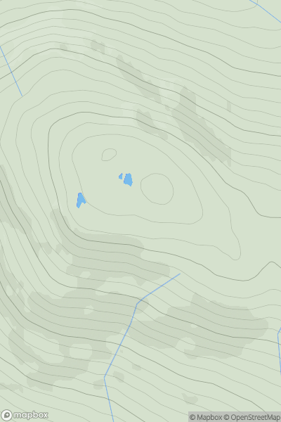 Thumbnail image for Creagalain showing contour plot for surrounding peak