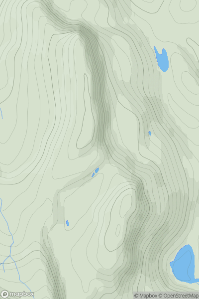 Thumbnail image for Sron Vourlinn showing contour plot for surrounding peak