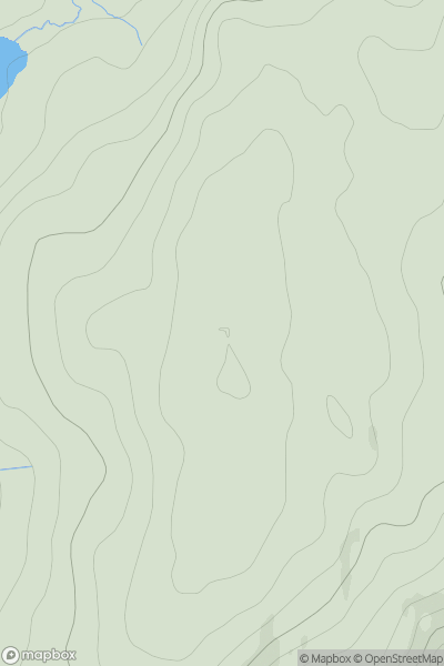 Thumbnail image for Broc-bheinn showing contour plot for surrounding peak