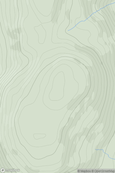 Thumbnail image for Ben Idrigill showing contour plot for surrounding peak