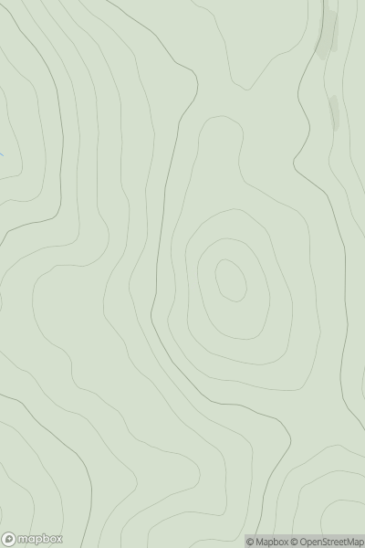 Thumbnail image for Beinn a' Sgumain showing contour plot for surrounding peak