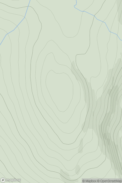 Thumbnail image for Pein a' Chleibh showing contour plot for surrounding peak