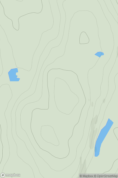 Thumbnail image for Tom na Sealga showing contour plot for surrounding peak