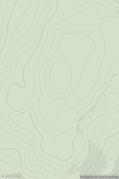 Thumbnail image for Cruachan Odhar showing contour plot for surrounding peak