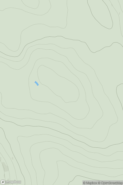 Thumbnail image for Beinn Coire nam Fiadh showing contour plot for surrounding peak