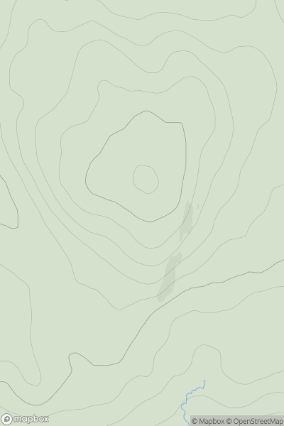 Thumbnail image for Ben Scudaig showing contour plot for surrounding peak