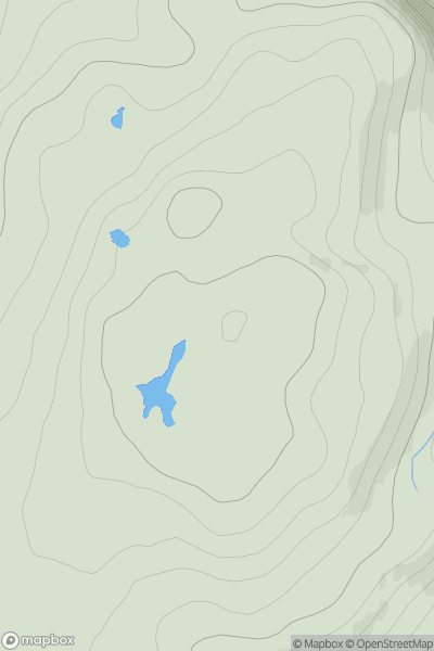 Thumbnail image for Ben Diubaig showing contour plot for surrounding peak