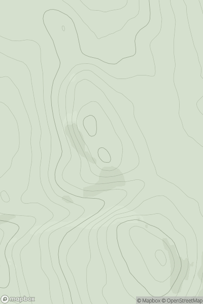 Thumbnail image for Beinn Thuathalain showing contour plot for surrounding peak