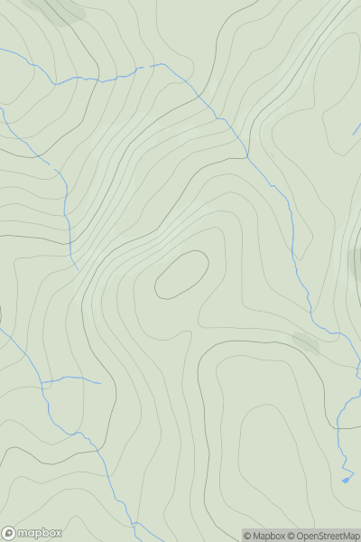 Thumbnail image for Sgiath-bheinn Togabhaig showing contour plot for surrounding peak