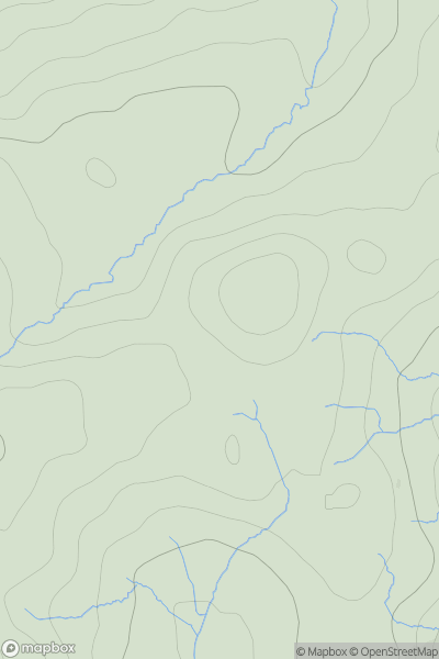 Thumbnail image for Cnoc an Sgumain showing contour plot for surrounding peak