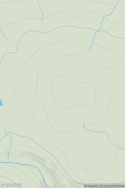 Thumbnail image for Cnoc nan Capull showing contour plot for surrounding peak
