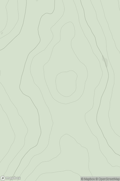 Thumbnail image for Cnoc Chruinn a' Bhraighe Bhuide showing contour plot for surrounding peak