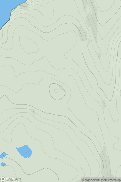 Thumbnail image for Dun Ard an t-Sabhail showing contour plot for surrounding peak