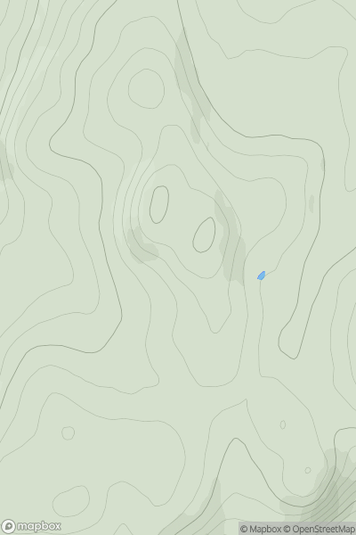 Thumbnail image for Bruach na Sean-pheighinne showing contour plot for surrounding peak