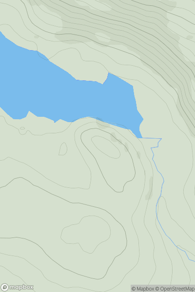 Thumbnail image for Torr na Leig showing contour plot for surrounding peak
