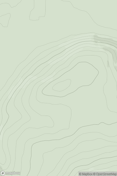 Thumbnail image for Cnoc Maol Mhucaig showing contour plot for surrounding peak