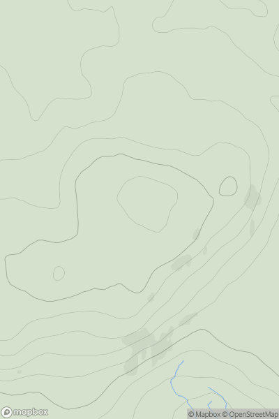 Thumbnail image for Blar na Coinnich showing contour plot for surrounding peak