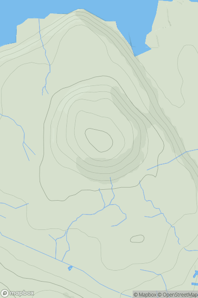 Thumbnail image for Ben Volovaig showing contour plot for surrounding peak
