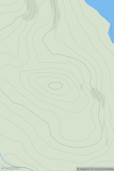 Thumbnail image for Tur Mor showing contour plot for surrounding peak