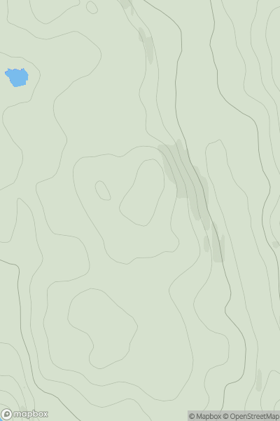 Thumbnail image for Beinn Cholarich showing contour plot for surrounding peak
