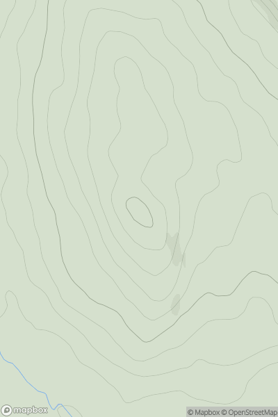 Thumbnail image for Cnoc na Cachaille showing contour plot for surrounding peak