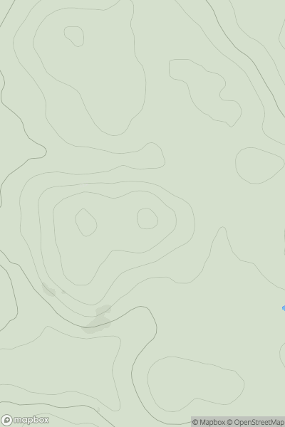 Thumbnail image for Glac Roineach showing contour plot for surrounding peak