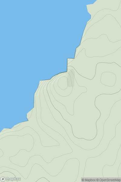 Thumbnail image for Maol na h-Airde showing contour plot for surrounding peak
