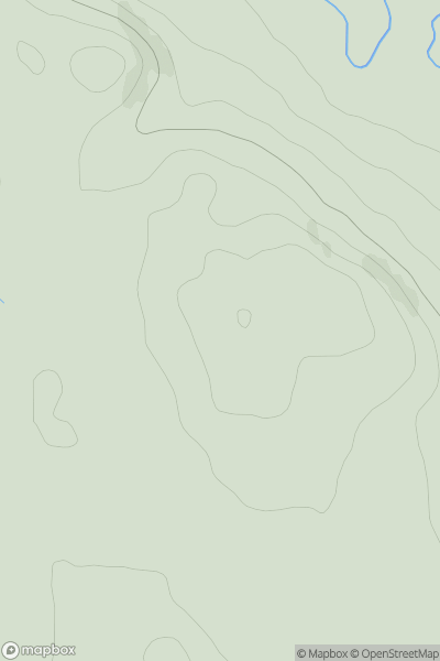 Thumbnail image for Dun na h-Uamha showing contour plot for surrounding peak