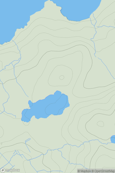 Thumbnail image for Torr Ghabhsgabhaig showing contour plot for surrounding peak