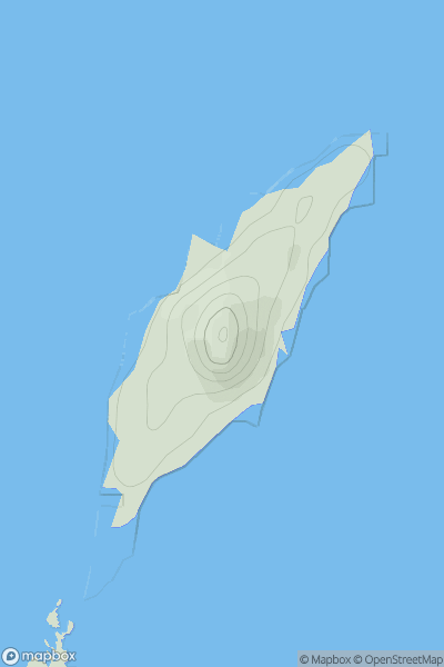 Thumbnail image for Bac Mor showing contour plot for surrounding peak