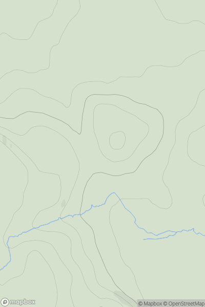 Thumbnail image for Cnoc a' Sga showing contour plot for surrounding peak