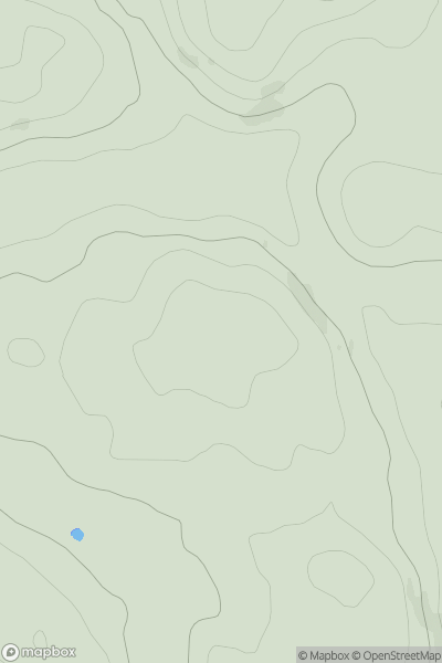 Thumbnail image for Tir Chille showing contour plot for surrounding peak